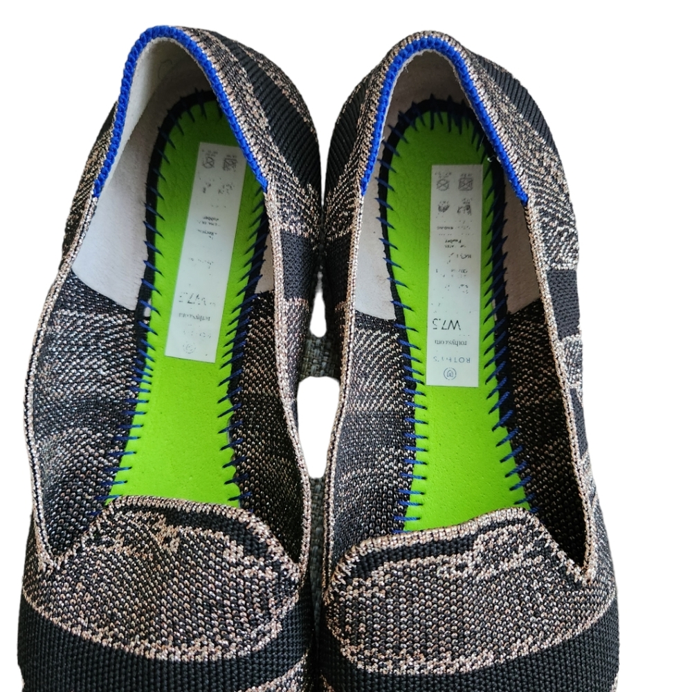 Rothys Golden Shimmer Loafers - Picture 3 of 6